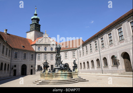 Brunnen-Innenhof der Residenz, München, Upper Bavaria, Bavaria, Germany, Europe Stockfoto