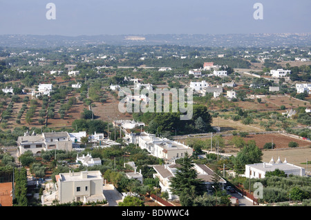 La Valle D' Itria, Cisternino, Provinz Brindisi, Apulien Region, Italien Stockfoto