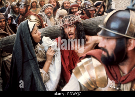 JESUS OF NAZARETH - 1977 TV-Mini-Serie mit Robert Powell Stockfoto