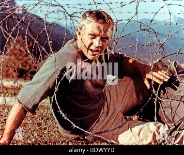 THE GREAT ESCAPE - 1963 UA Film mit Steve McQueen Stockfoto