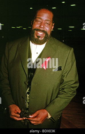 BARRY WHITE - uns Soul-Sänger Stockfoto