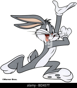 BUGS BUNNY - Warner Bros Cartoon Charakter in der Looney Tunes Serie Stockfoto