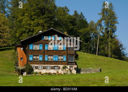 Haus in der Schweiz, Europa Stockfoto