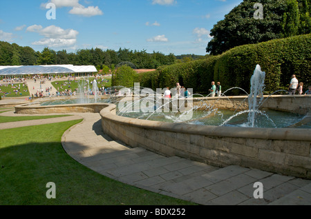 Die Brunnen und Becken in Alnwick Gardens, Northumberland Stockfoto