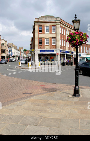 Blick von St Giles Square, zentraler Northampton, Northamptonshire, England, Vereinigtes Königreich Stockfoto