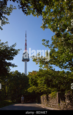N Seoul Tower in Namsan Park in Seoul Südkorea Stockfoto