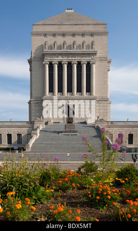 Indianapolis, Indiana - das Indiana World War Memorial. Stockfoto