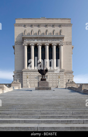 Indianapolis, Indiana - das Indiana World War Memorial. Stockfoto
