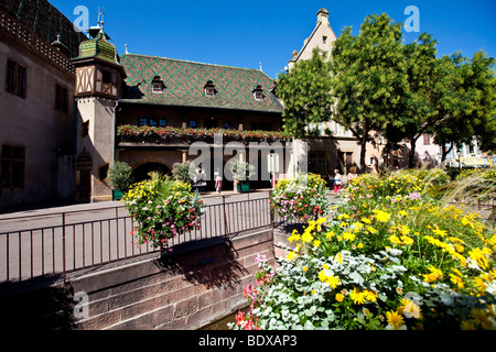 Platzieren Sie de l ' ancienne Douane, Altstadt von Colmar, Elsass, Frankreich, Europa Stockfoto