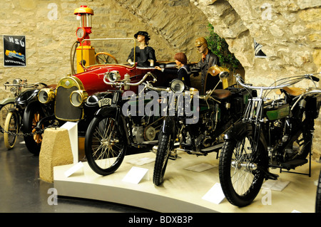 NSU-Ausstellungen, deutsche Motorrad und NSU-Museum, Neckarsulm, Baden-Württemberg, Deutschland, Europa Stockfoto