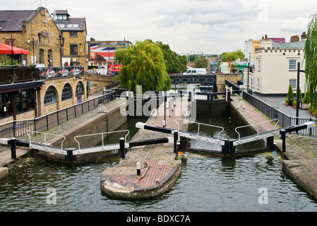 Camden Schlösser, London, England Stockfoto