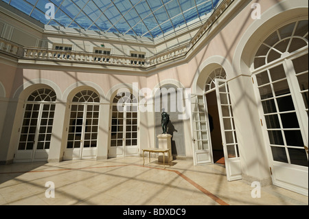 Zierhoefchen dekorative Hof, Foyer, Cuvillies Theater, München, Upper Bavaria, Bavaria, Germany, Europa Stockfoto