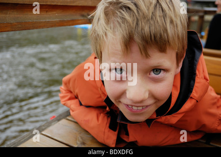 Eleven-Year-Old Boy, Porträt Stockfoto