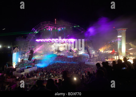 Techno-Festival Nature One 2009, Kastellaun, Rheinland-Pfalz Stockfoto