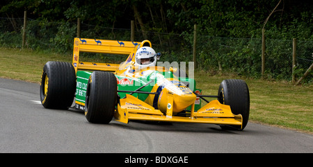 1993 Benetton-Ford B193 F1-Auto auf dem Goodwood Festival of Speed, Sussex, UK. Stockfoto