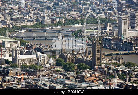 Luftaufnahme von London Stockfoto