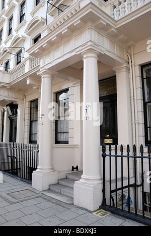 Der Inchbald School of Design bei 7 Eaton Gate, London, England, UK Stockfoto