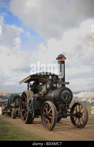 Vintage Dampfmaschine auf der 2009 Great Dorset Steam Fair 2009. Stockfoto