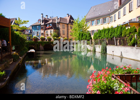 Altstadt von Colmar, Colmar, Elsass, Frankreich, Europa Stockfoto