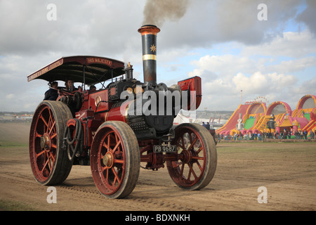 Vintage Dampfmaschine auf der 2009 Great Dorset Steam Fair 2009. Stockfoto