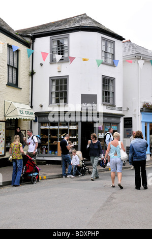 Steins Patisserie, Lanadwell Street, Padstow, Cornwall, England. Stockfoto