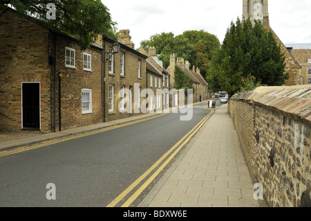Straße von Ely, Cambridgeshire, Großbritannien. Stockfoto