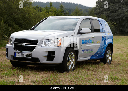 Opel Test Brennstoffzellenfahrzeug HydroGen4 nahe dem Nürburgring, Rheinland-Pfalz, Deutschland, Europa Stockfoto