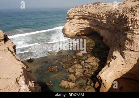 Küste in der Nähe von Essaouira Stockfoto