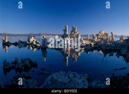 Kalkhaltigen Tuffstein Türme im Mono Lake, Lee Vining, California, USA Stockfoto