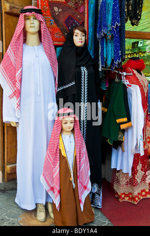 Geschäft mit lokalen outfits Bur Dubai Stockfoto