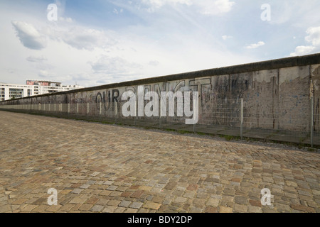 Berliner Mauer, Niederkirchnerstraße, Berlin, Deutschland, Europa Stockfoto