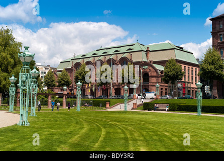 Rosengarten, Congress Center Rosengarten, Konvention und Konferenz-center, Innenstadt von Mannheim, Baden-Württemberg, Deutschland Stockfoto