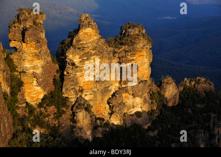 Drei Schwestern rock Formation, Jamison Valley, Blue Mountains National Park, New-South.Wales, Australien Stockfoto