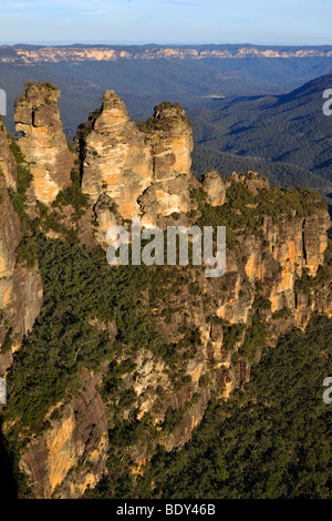 Drei Schwestern rock Formation, Jamison Valley, Blue Mountains National Park, New-South.Wales, Australien Stockfoto