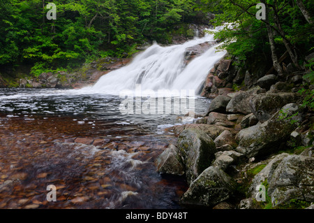 Mary Ann fällt und Fluss in der Wüste von Cape Breton Highlands National Park Nova Scotia Kanada Stockfoto