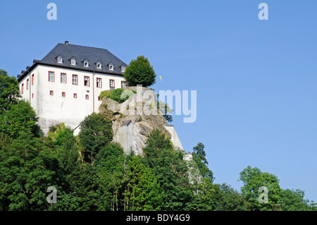 Bilstein, Burg, Jugendherberge, Lennestadt, Ebbegebirge natürlichen park, Sauerland, Nordrhein-Westfalen, Deutschland, Europa Stockfoto