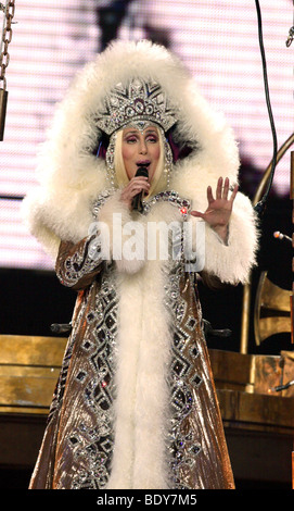 CHER - US-Sängerin/Schauspielerin im Jahr 2002 Stockfoto