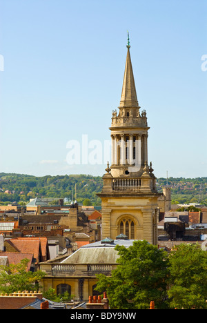 Der Turm der Kirche Allerheiligen, Oxford, England Stockfoto