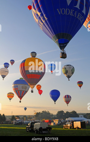Bristol International Balloon Fiesta August 2009, Großbritannien, England, europäische, Südwest-England Stockfoto