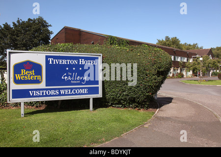 Picture by Mark Passmore. 09.05.2009. Gesamtansicht des Tiverton Hotel, Teil der Best Western Gruppe. Stockfoto