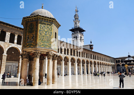 Schatzkammer der Osmanen im Hof des Umayyaden-Moschee in Damaskus, Syrien, Naher Osten, Asien Stockfoto
