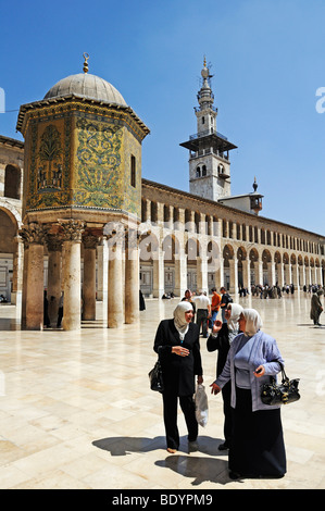 Schatzkammer der Osmanen im Hof des Umayyaden-Moschee in Damaskus, Syrien, Naher Osten, Asien Stockfoto