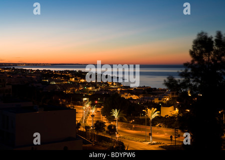 Nachtleben von Albufeira, Algarve, Portugal, Europa Stockfoto