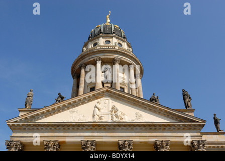 Franzoesischer Dom, französischer Dom am Gendarmenmarkt, Berlin, Deutschland, Europa Stockfoto