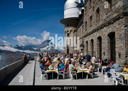 Gornergrat, Gorner Grat, Zermatt, Kanton Wallis, Schweiz, Europa Stockfoto