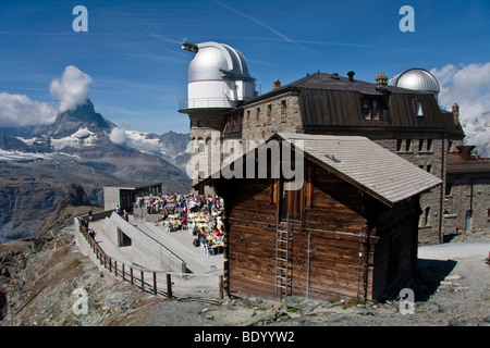 Gornergrat, Gorner Grat, Zermatt, Kanton Wallis, Schweiz, Europa Stockfoto