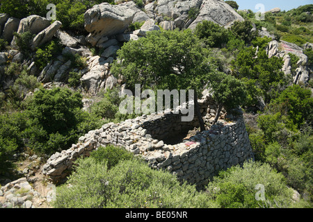 Tempio di Malchittu in Sardinien, Italien Stockfoto