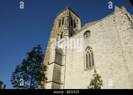 Die Kathedrale von Saint Gervais Protais begann im XIII. Jahrhundert und fertigen im XVIII Jahrhundert, Lectoure Stockfoto