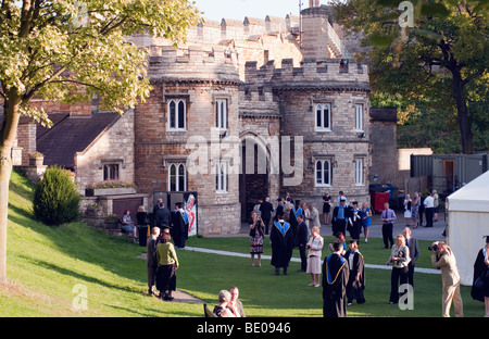 Abschlusstag in "Lincoln Castle", Lincolnshire, England, "Great Britain", "Großbritannien", UK, GB, EU Stockfoto