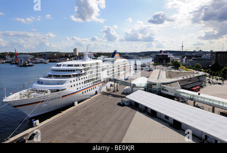 Für Kreuzfahrtschiffe an der Ostsee-Terminal, Kiel, Schleswig-Holstein, Deutschland, Europa Stockfoto